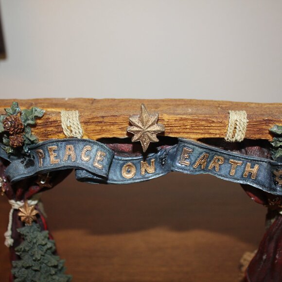 Boyds Bear Nativity Christmas Peace on Earth Series #4 Figurine Set Vintage 1995 - Picture 6 of 13